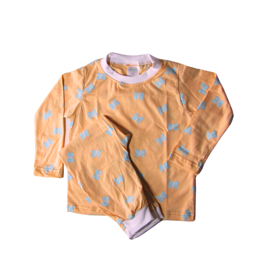Peach Butterfly PJs