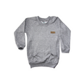 Raglan Chaser Top Grey Melange