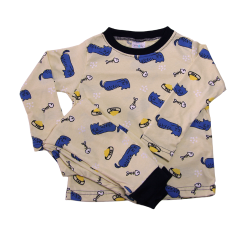 Blue Cats PJs