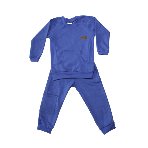 Raglan Chaser Top Denim Blue