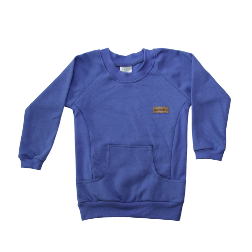 Raglan Chaser Top Denim Blue