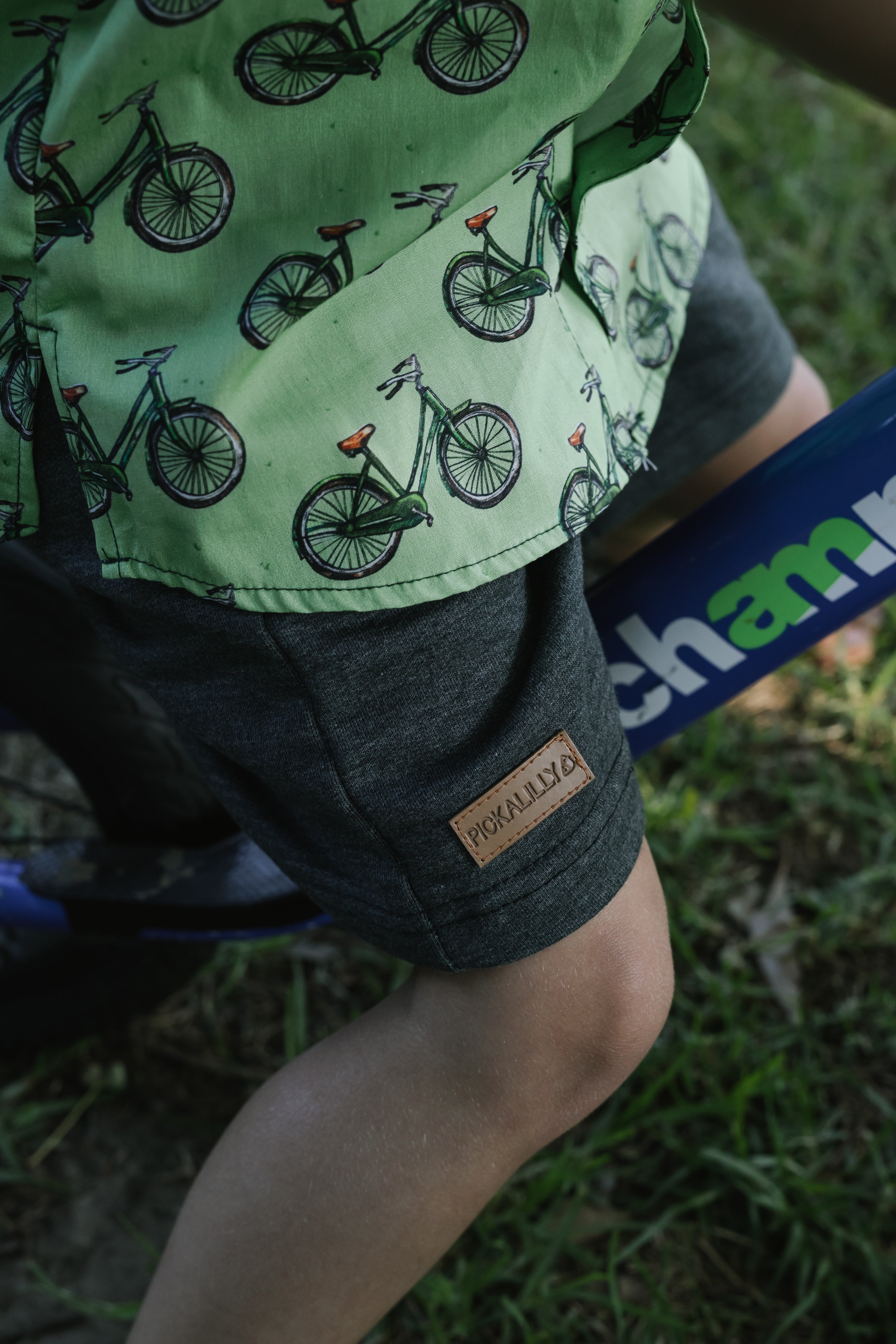 Boys Shorts Charcoal Melange