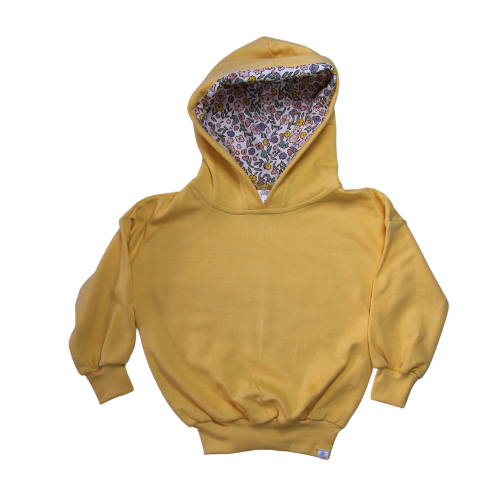 Light Yellow Floral Hood