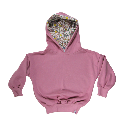 Dusty Pink Floral Hood