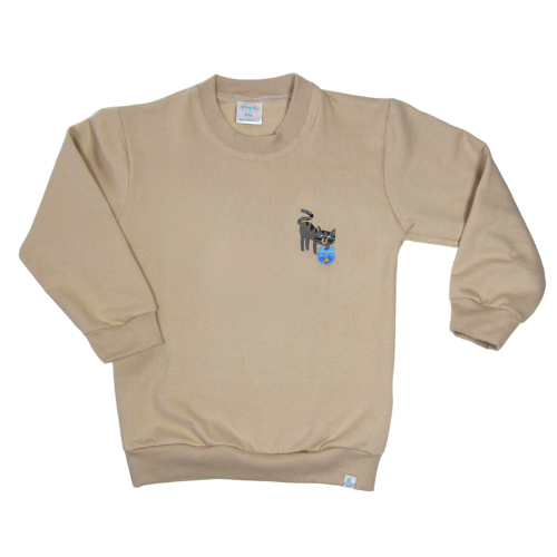 Embroidered Stone Top - Cat & Fishbowl