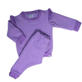 Baby Lilac Tracksuit Set with Frill