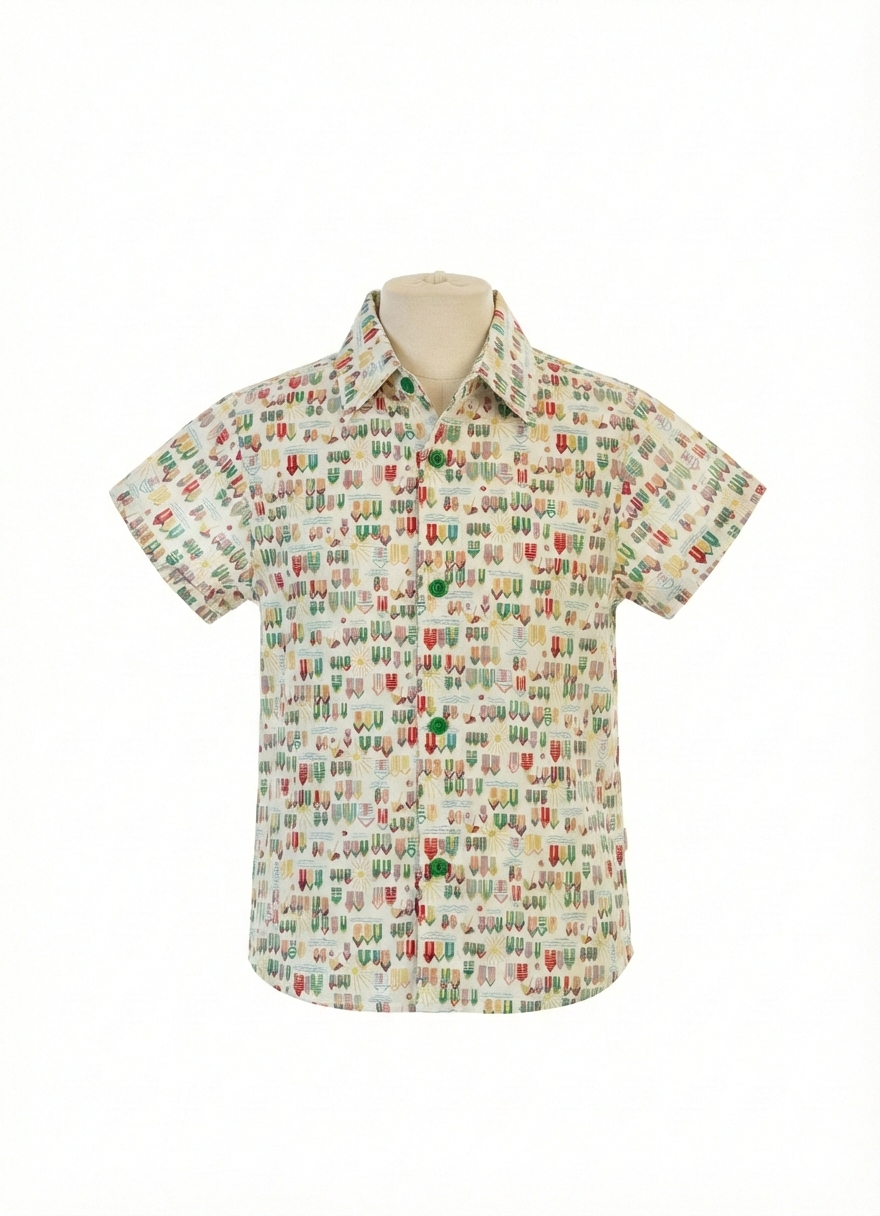 Boys Button Shirt Beach House