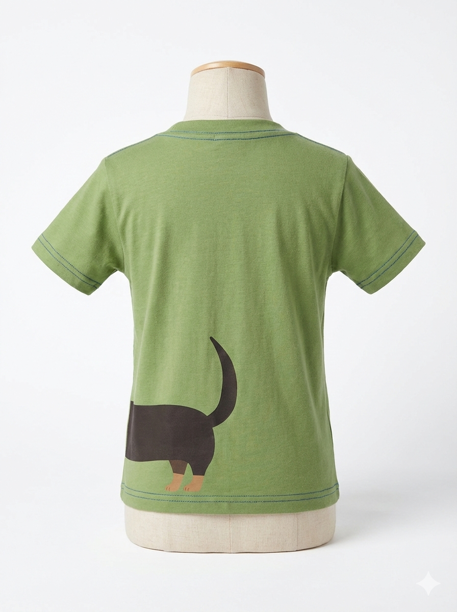 Boys T Shirts Sausage Dog print