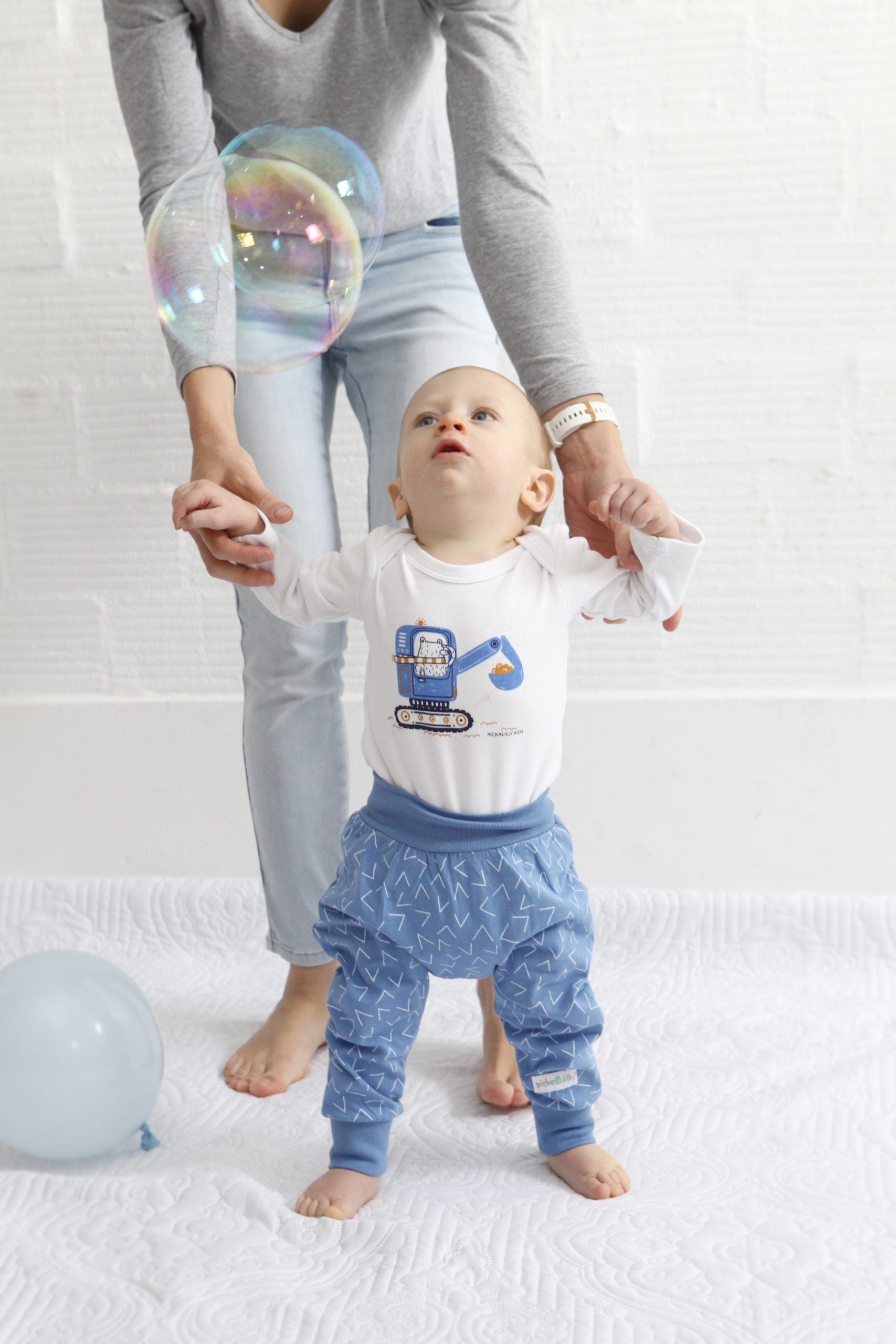 Grey tictac harem pants