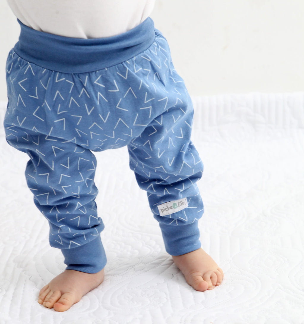 Grey tictac harem pants