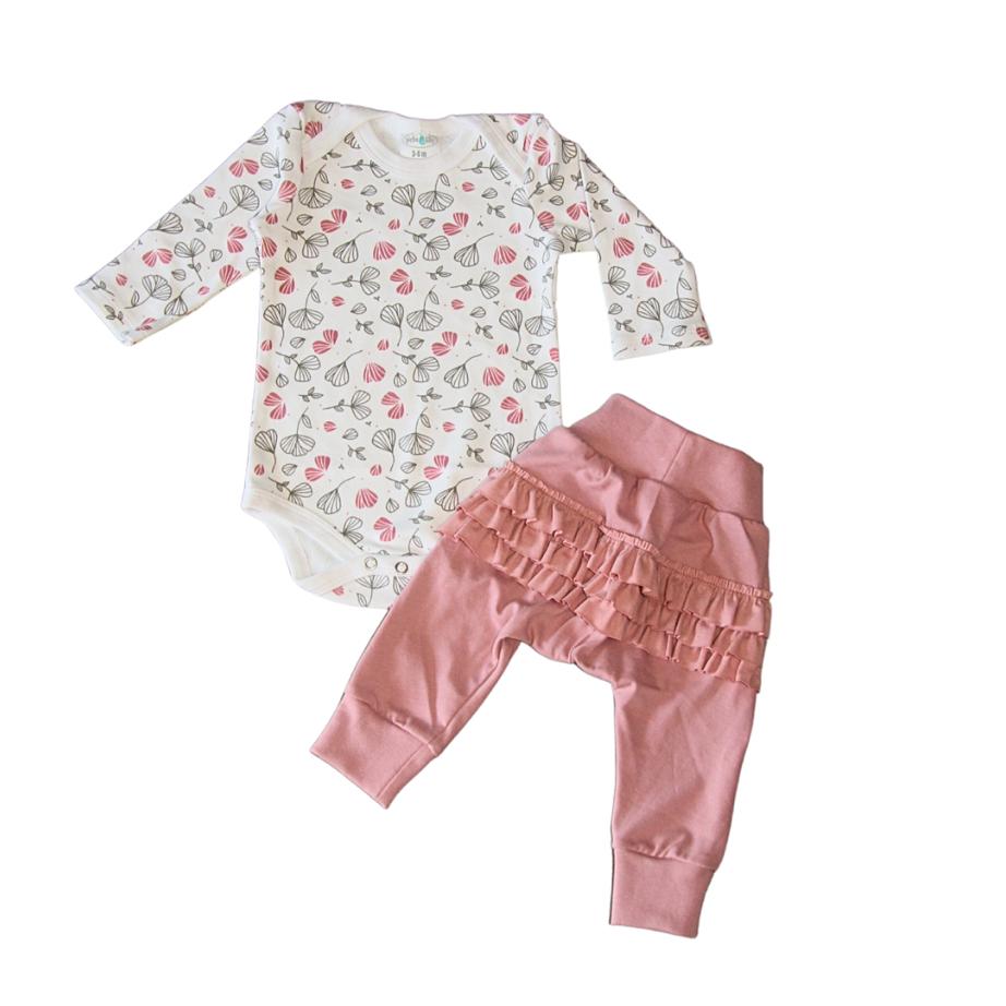 All over floral print winter vest