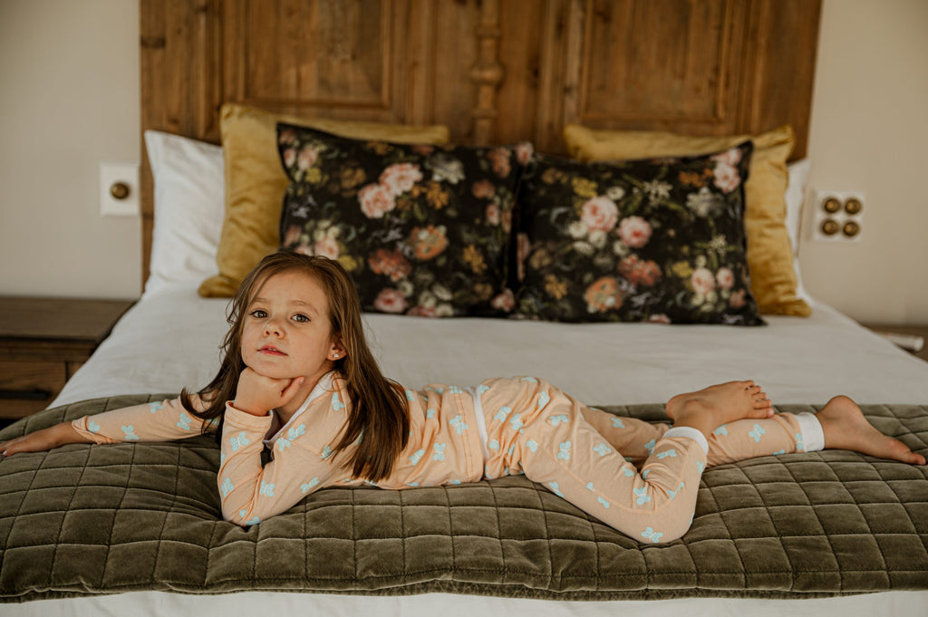 Peach Butterfly PJs