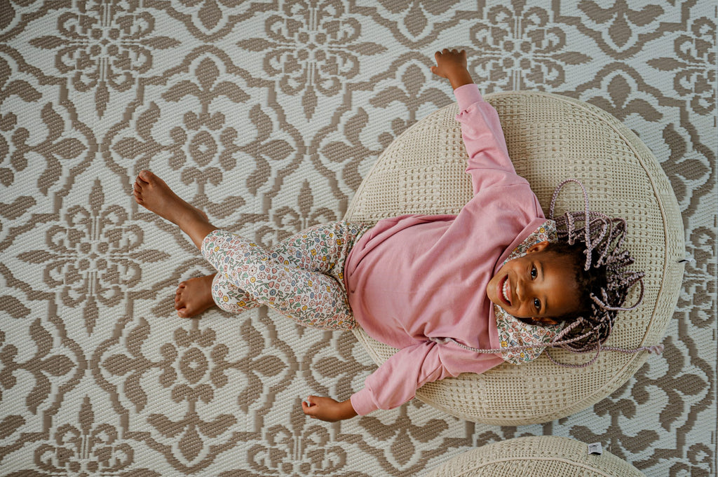 Dusty Pink Floral Hood