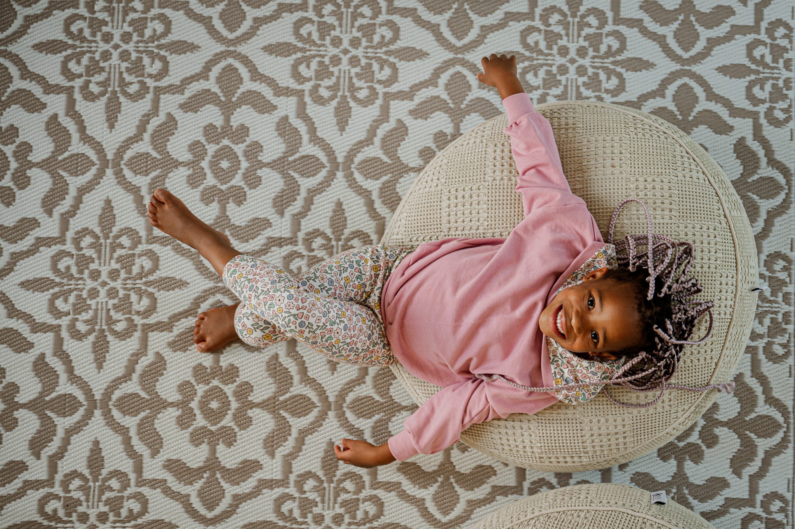 Dusty Pink Floral Hood