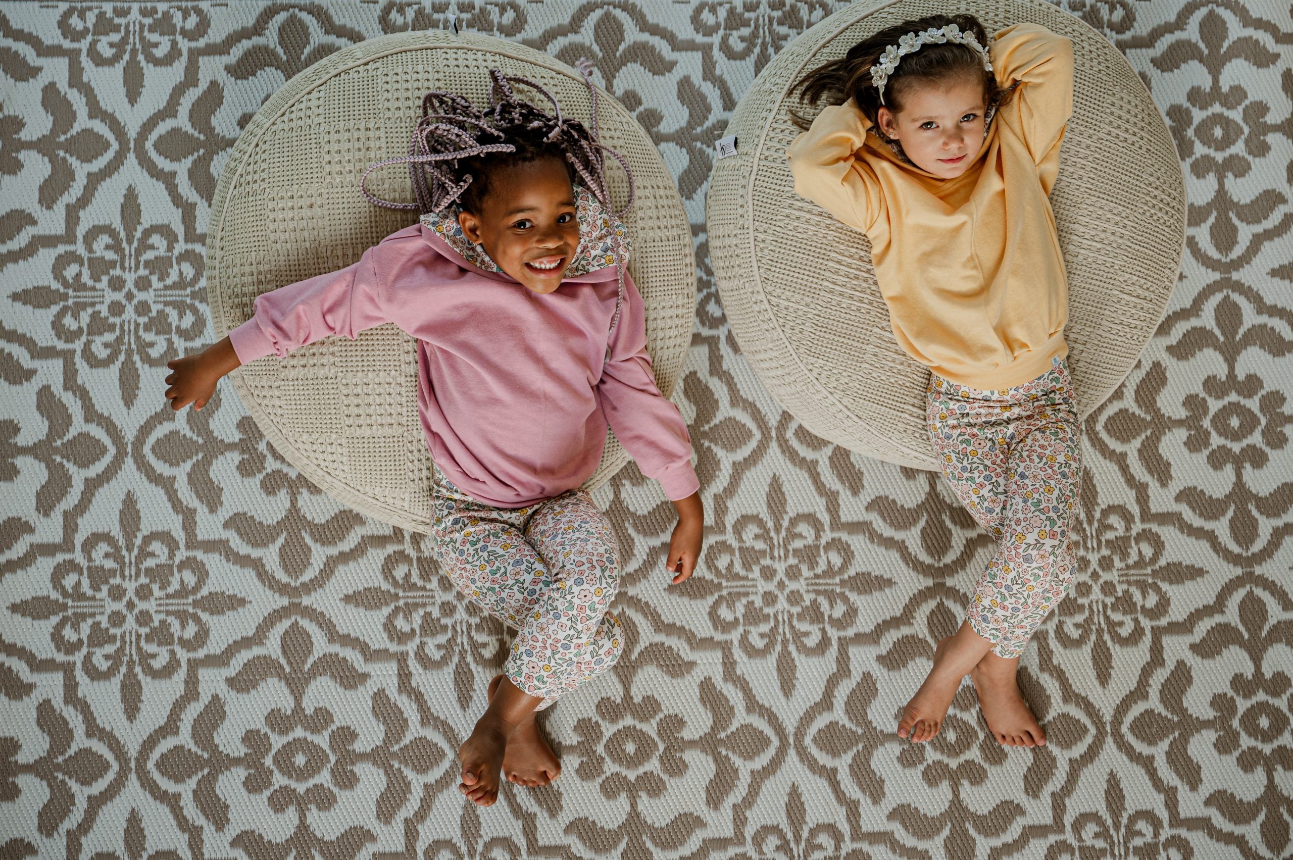 Light Yellow Floral Hood