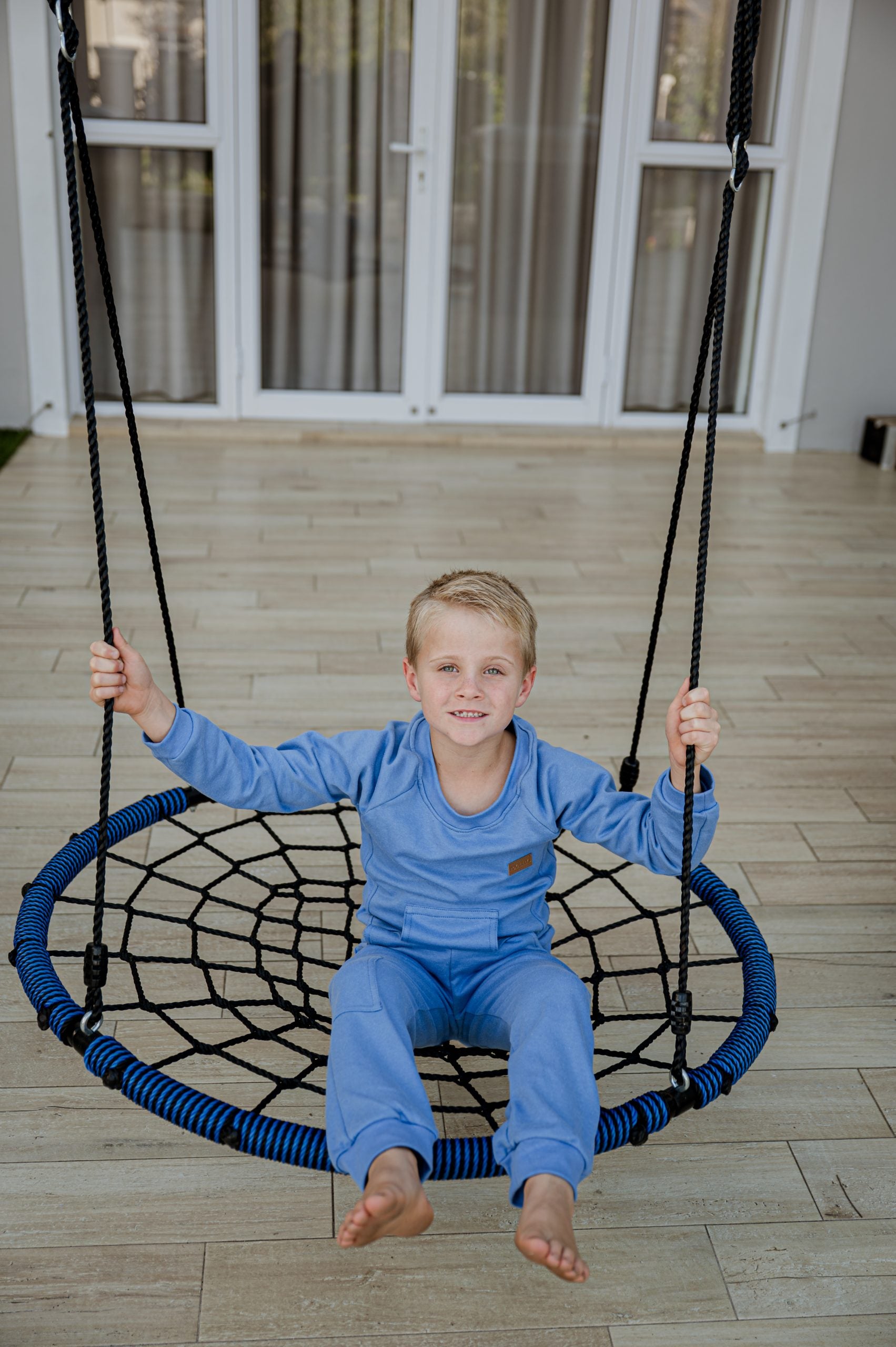 Raglan Chaser Top Denim Blue