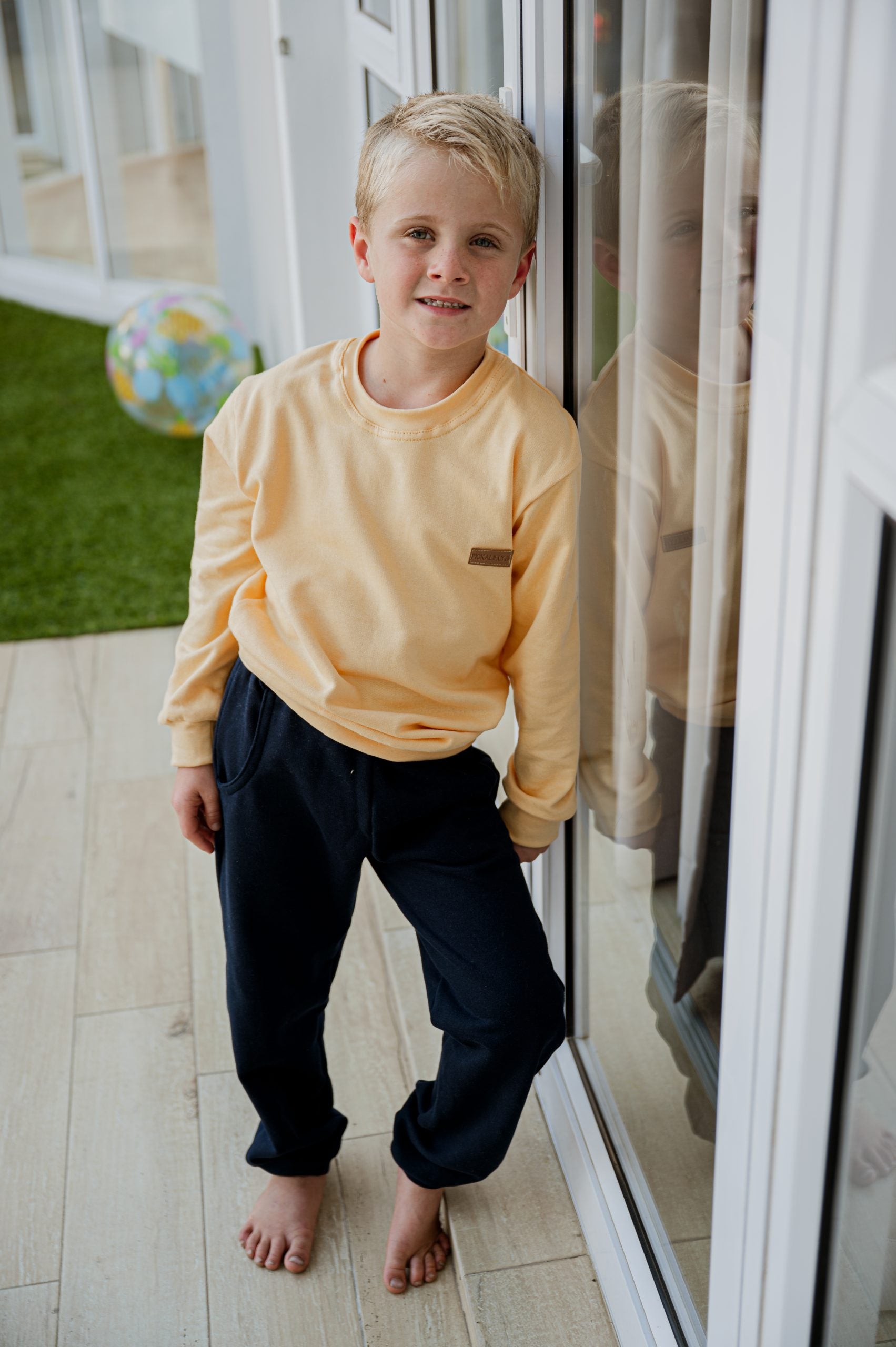 Navy Long pants with pocket