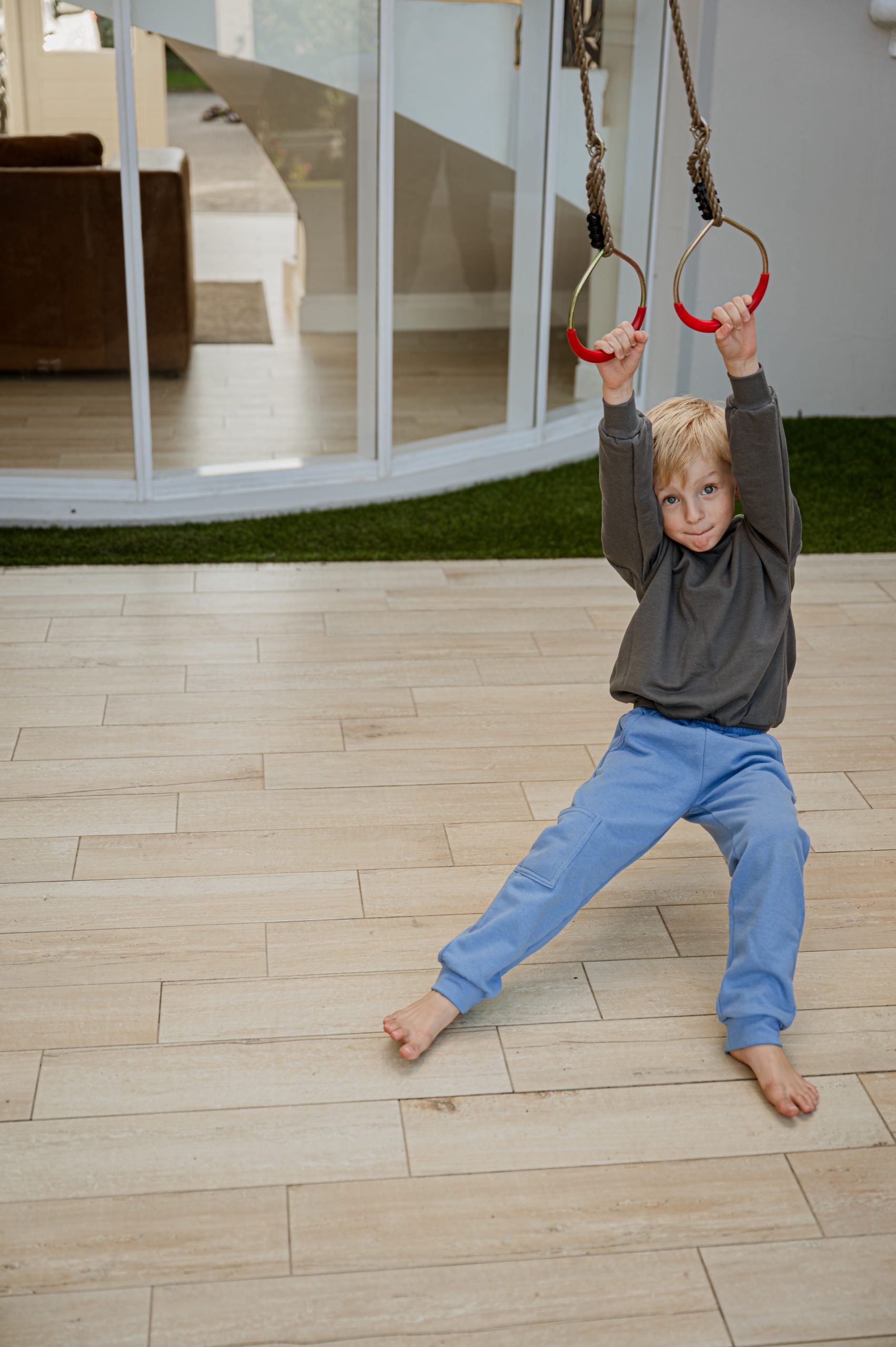 Denim Blue Long pants with pocket
